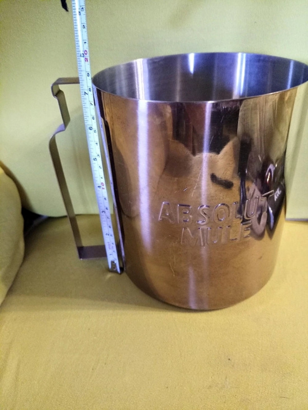Absolut Mule Copper Ice Bucket Mug Stainless Steel Mug